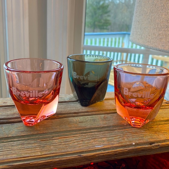 Breville Kitchen Breville Trio Of Espresso Shot Glasses 3 Cups